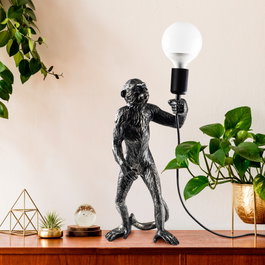 Opviq Singe Lámpara de mesa negra